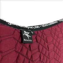 Engel Reitsport Lammfell Schabracke Komplett mit Fellrand Bordeaux