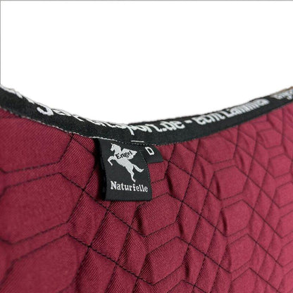 Engel Reitsport Lammfell Schabracke Komplett mit Fellrand Bordeaux