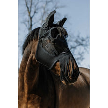 Black EQUITHÈME - Franges - Fliegen-/UV-Maske