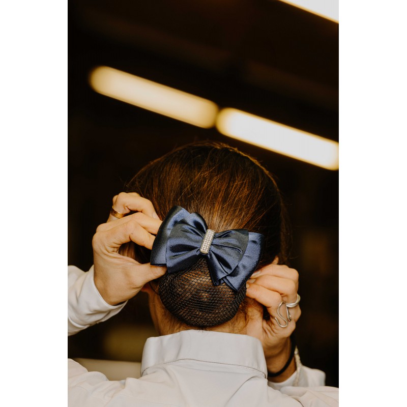 EQUITHEME - Strass - Haarnetz-Haarspange