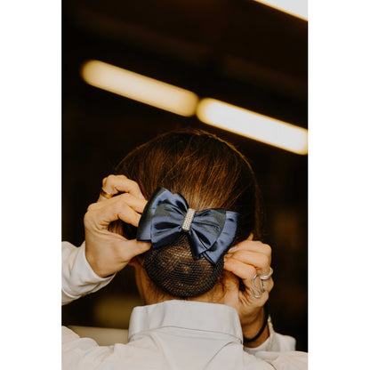 EQUITHEME - Strass - Haarnetz-Haarspange