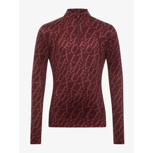 LeMieux Young Rider Fleur Base Layer Merlot - Kaster Cheval
