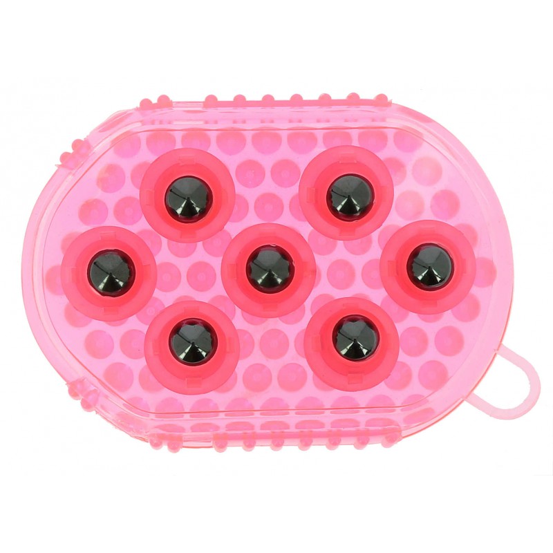 HIPPOTONIC Striegel und doppelseitiger Massagehandschuh