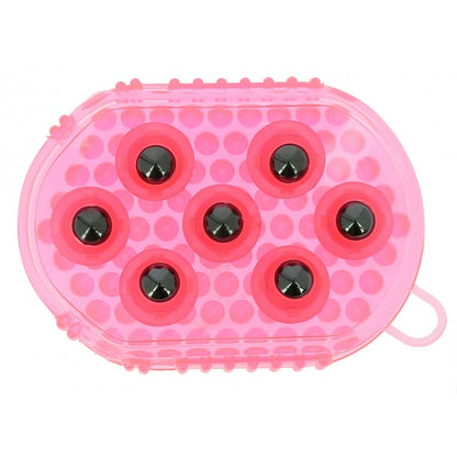 HIPPOTONIC Striegel und doppelseitiger Massagehandschuh