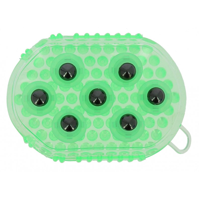 HIPPOTONIC Striegel und doppelseitiger Massagehandschuh