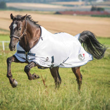Fliegendecke HorSeven Weiß/Marine