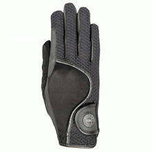 LONDON Reithandschuhe aus Serino u. Mesh-Material