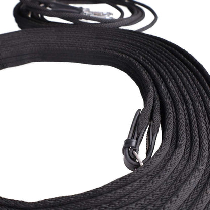 USG Doppellonge, schwarz, soft, 16 m