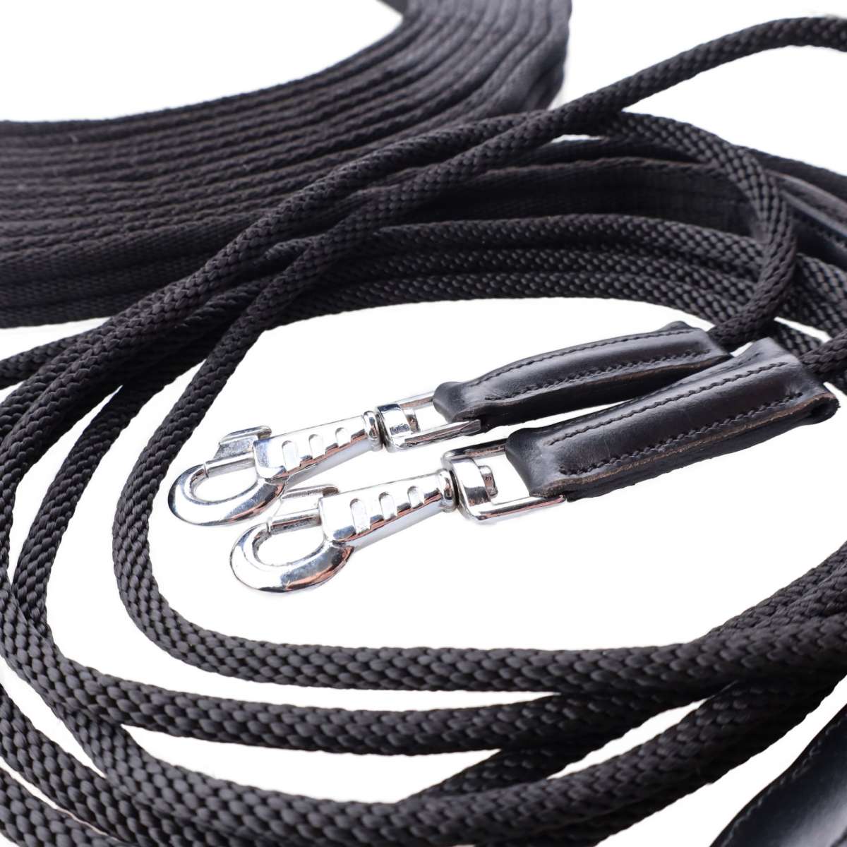 USG Doppellonge, schwarz, soft, 16 m