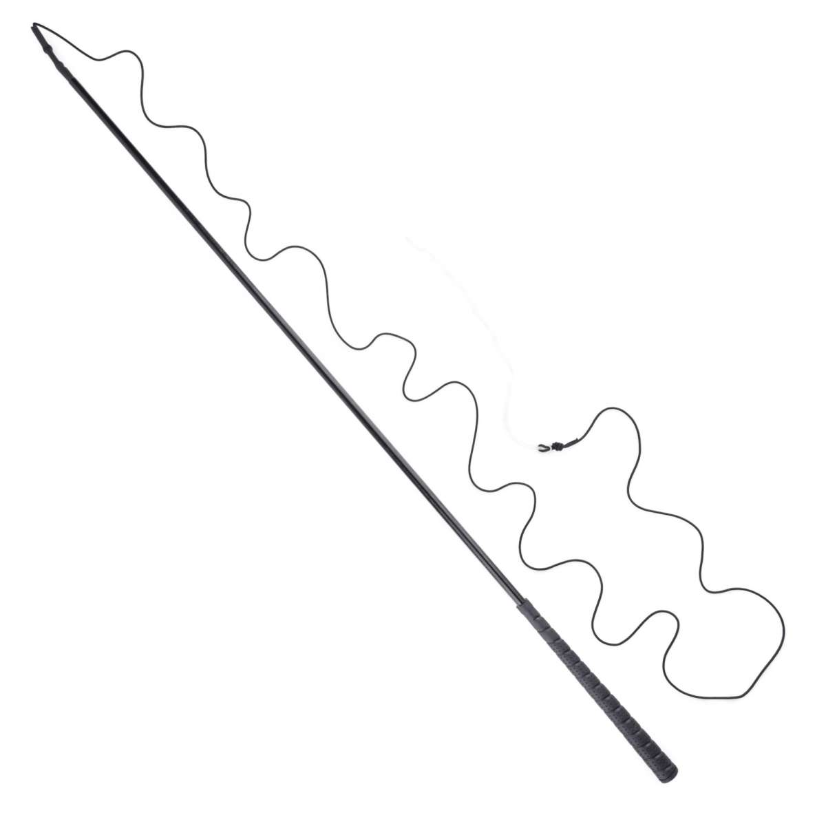 USG TELESKOPPEITSCHE, SCHWARZ 2m