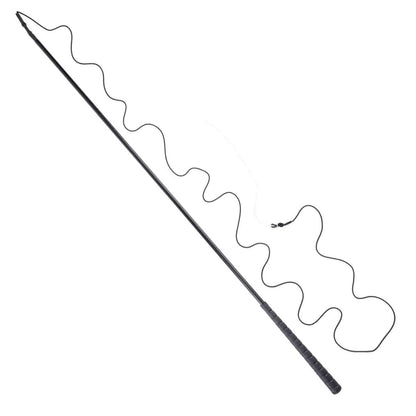 USG TELESKOPPEITSCHE, SCHWARZ 2m