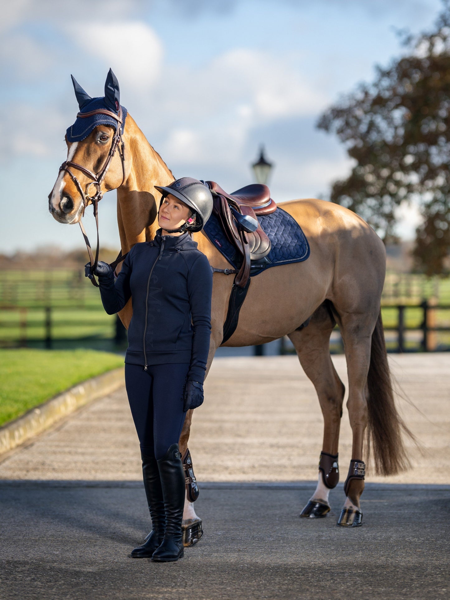 LeMieux Fliegenhaube Crystal Navy