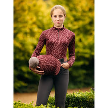 LeMieux Young Rider Fleur Base Layer Merlot - Kaster Cheval