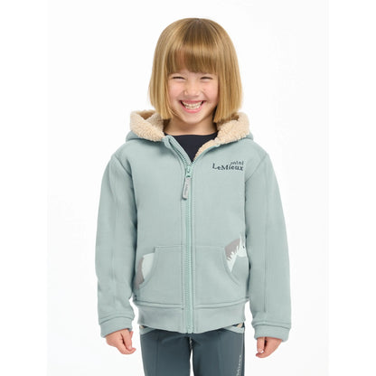 Mini Charlie Lined Hoodie Glacier