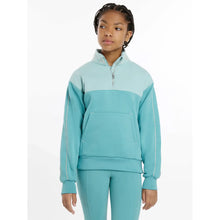 LeMieux Young Rider Kate Sweatshirt mit Viertelreißverschlussin Lagoon - Kaster Cheval
