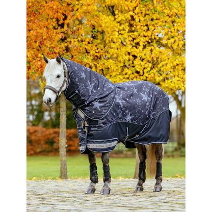 LeMieux Arika Star Turnout Rug 0g Navy - Kaster Cheval