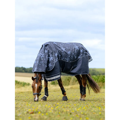 LeMieux Arika Star Turnout Rug 0g Navy - Kaster Cheval
