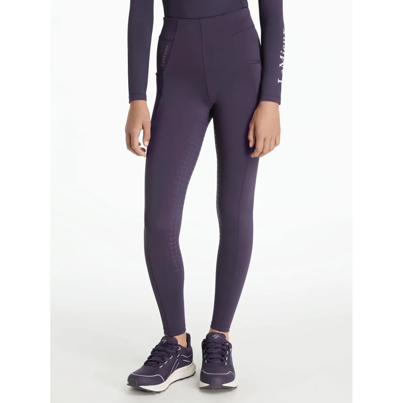 LeMieux Young Rider Orla Reitleggings Juniper AW25 - Kaster Cheval