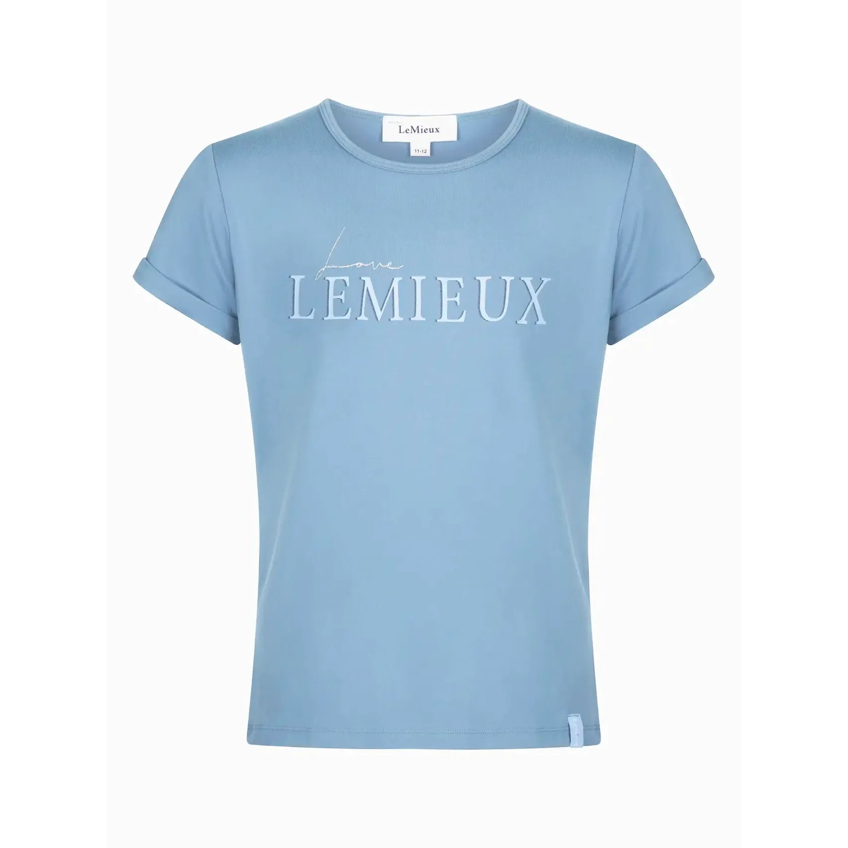 LeMieux Young Rider Sarah T-Shirt Denim - Kaster Cheval