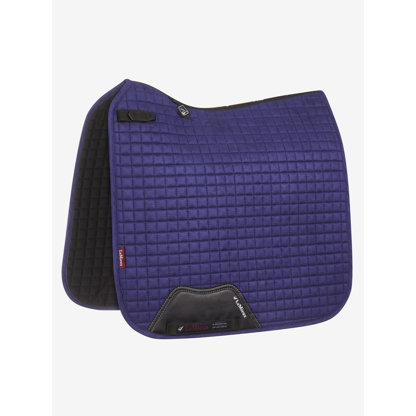 Dark Slate Gray Le Mieux Suede Dressage Square Schabracke