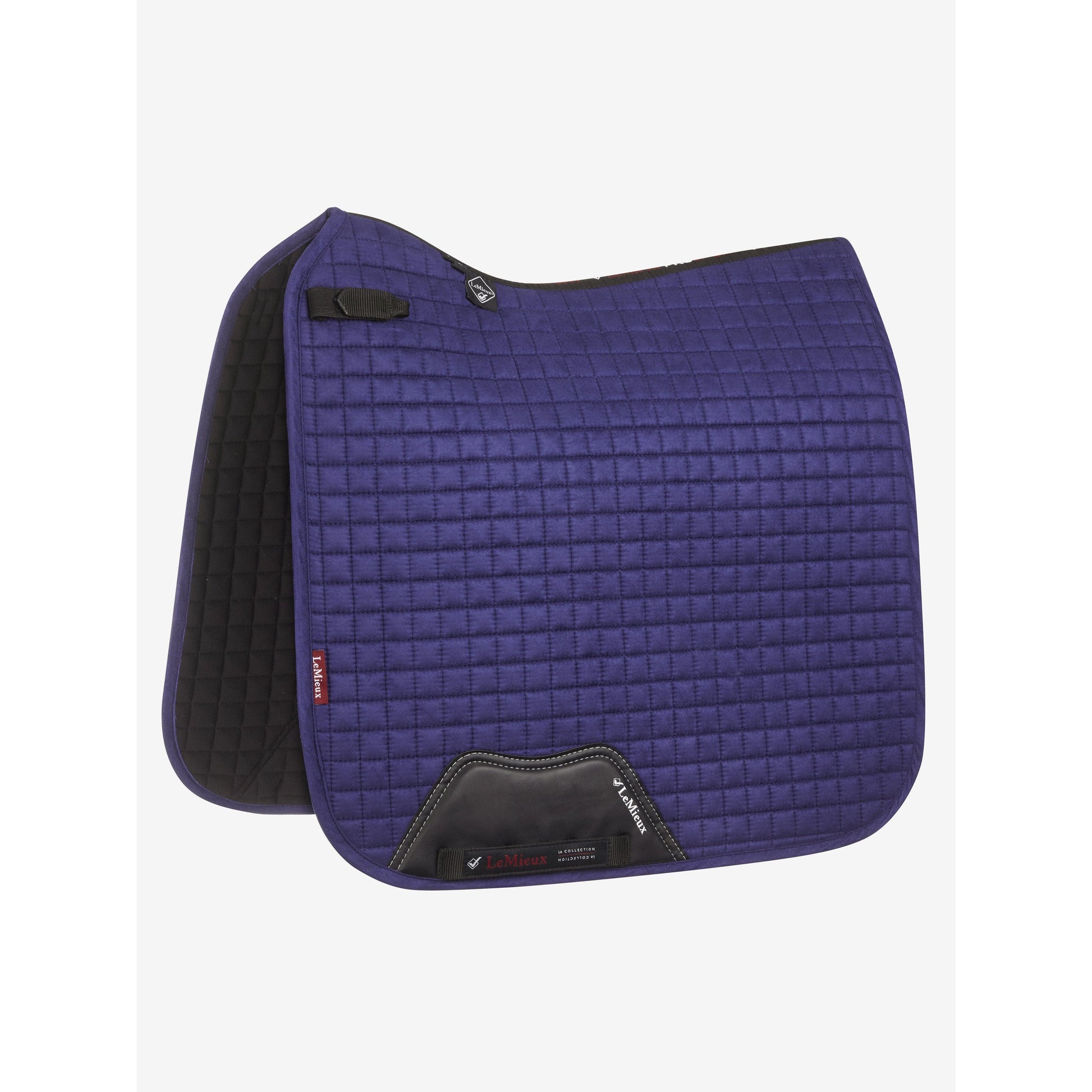 Dark Slate Gray Le Mieux Suede Dressage Square Schabracke