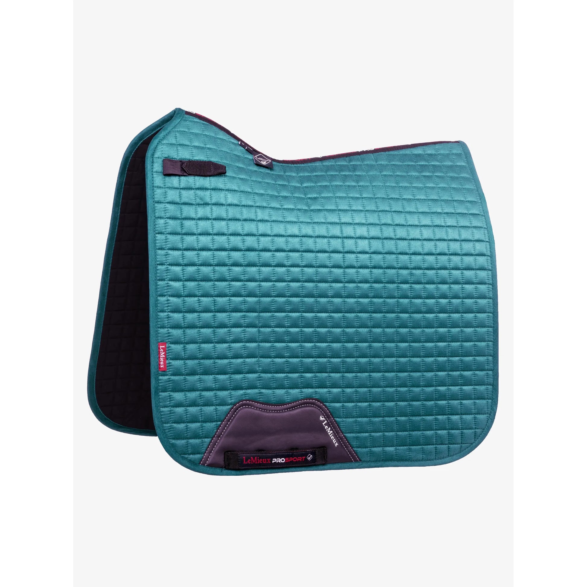 Sea Green Le Mieux Suede Dressage Square Schabracke