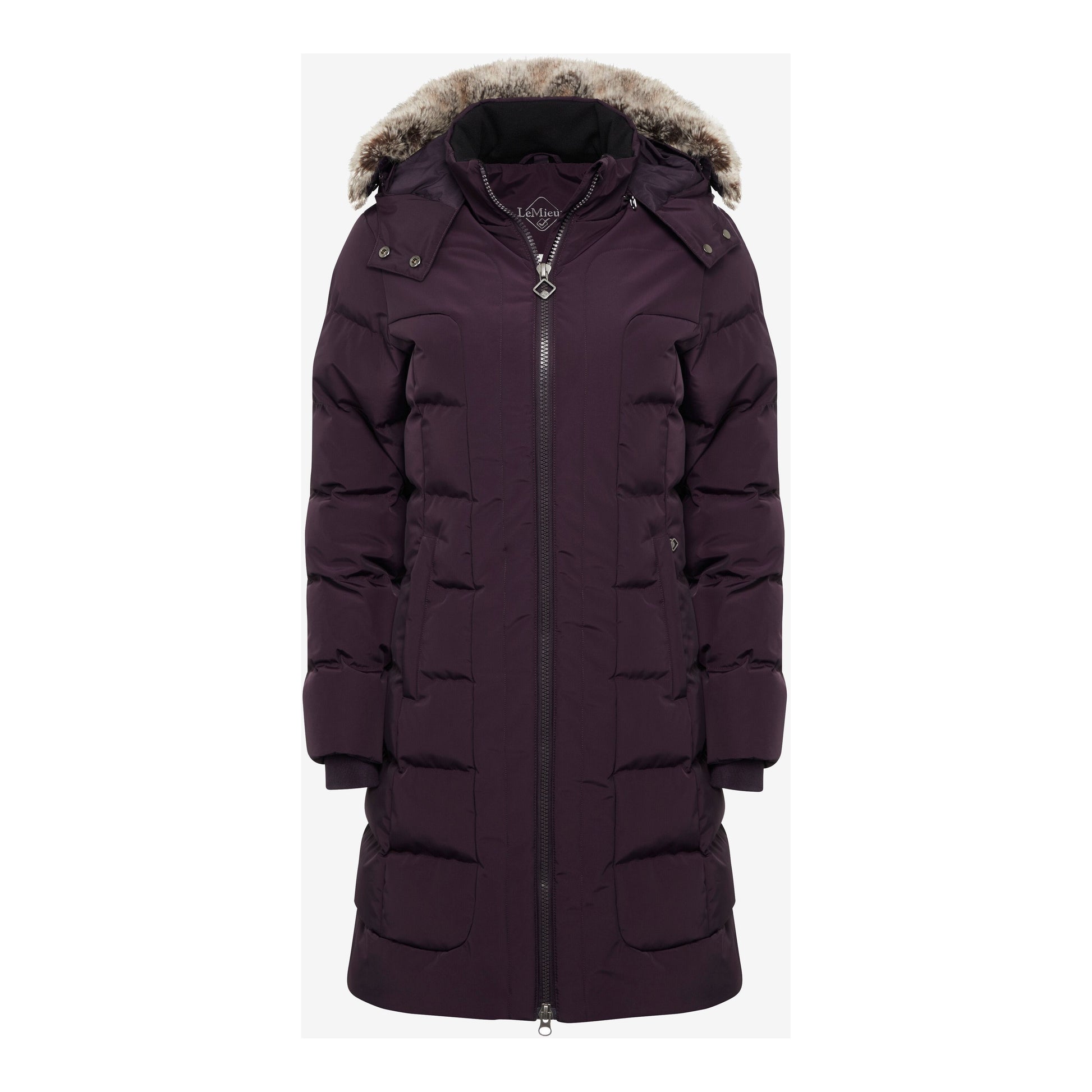 Dark Slate Gray Le Mieux Loire Three Quarter Coat Fig