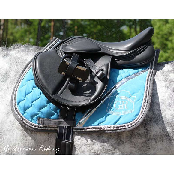 German Riding Exclusiv Schabracke Türkis - Kaster Cheval