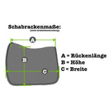 Glitzer Schabracke Rosegold