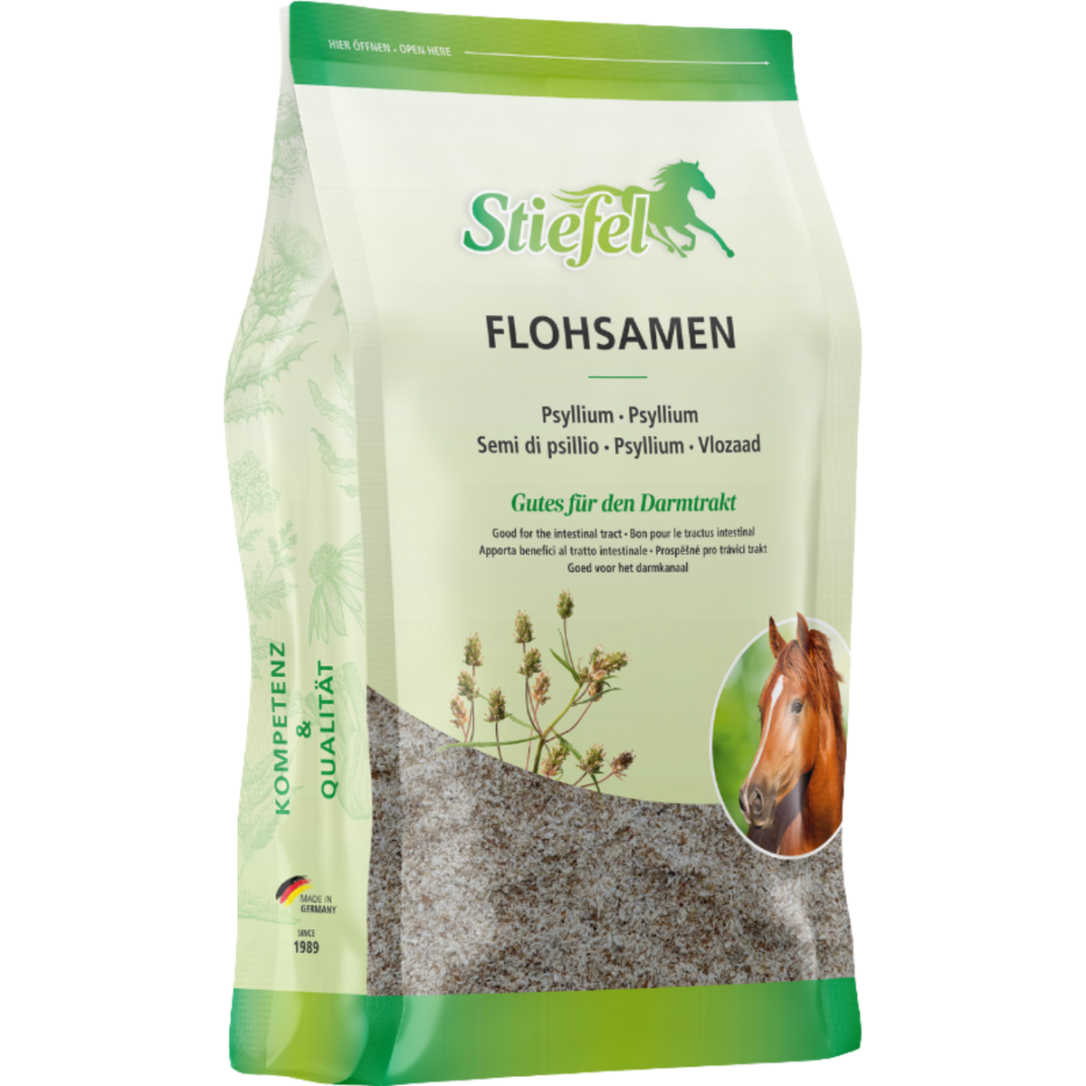Stiefel Flohsamen, Schalen 1kg - Kaster Cheval