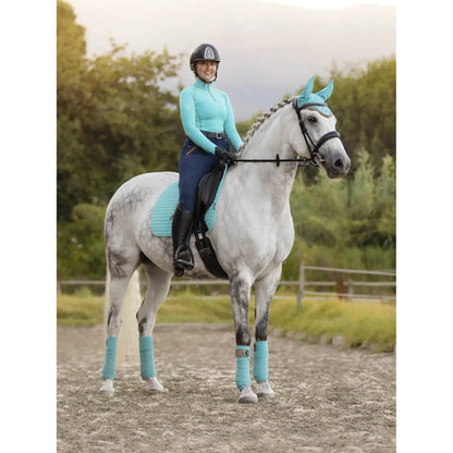 LeMieux Suede Dressage Square LC Azure