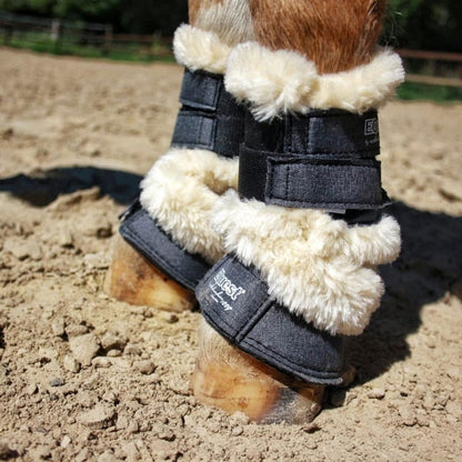 Rosy Brown Gamasche Melange Shetty