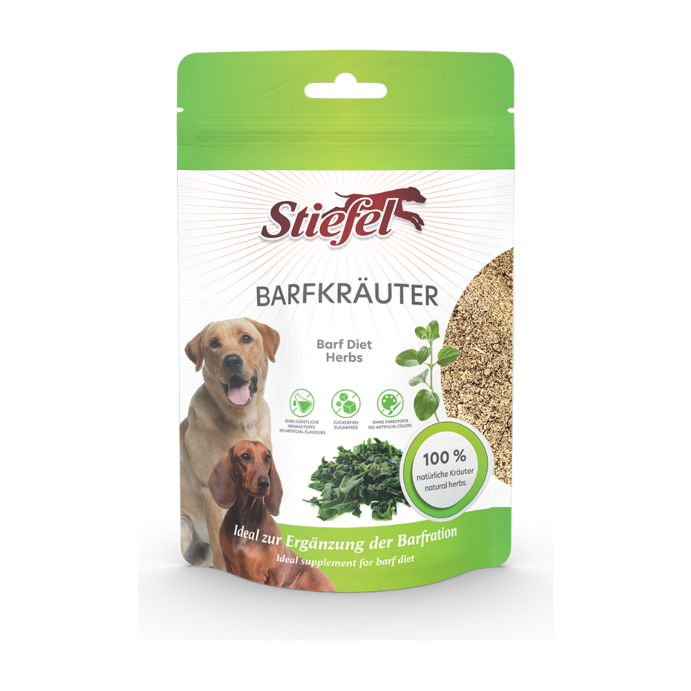 Dark Khaki Stiefel Hund Barfkräuter 100g