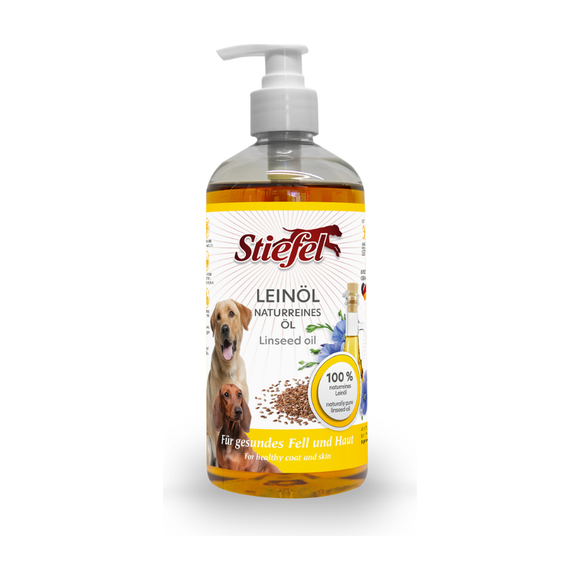Stiefel Hund Leinöl 500mL