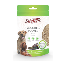Stiefel Hund Muschelpulver