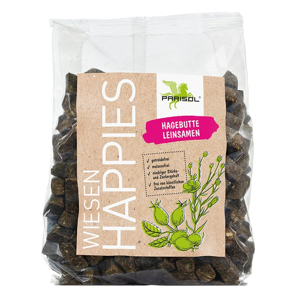 Wiesen Happies Hagebutte Leinsamen 1kg - Kaster Cheval