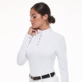 Turniershirt Langarm Nutria - Kaster Cheval